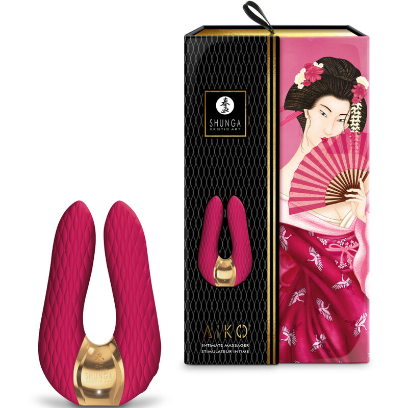 SHUNGA - AIKO INTIMMASSAGER ROSA, SCHWARZ, FUCSIA - Sexotim