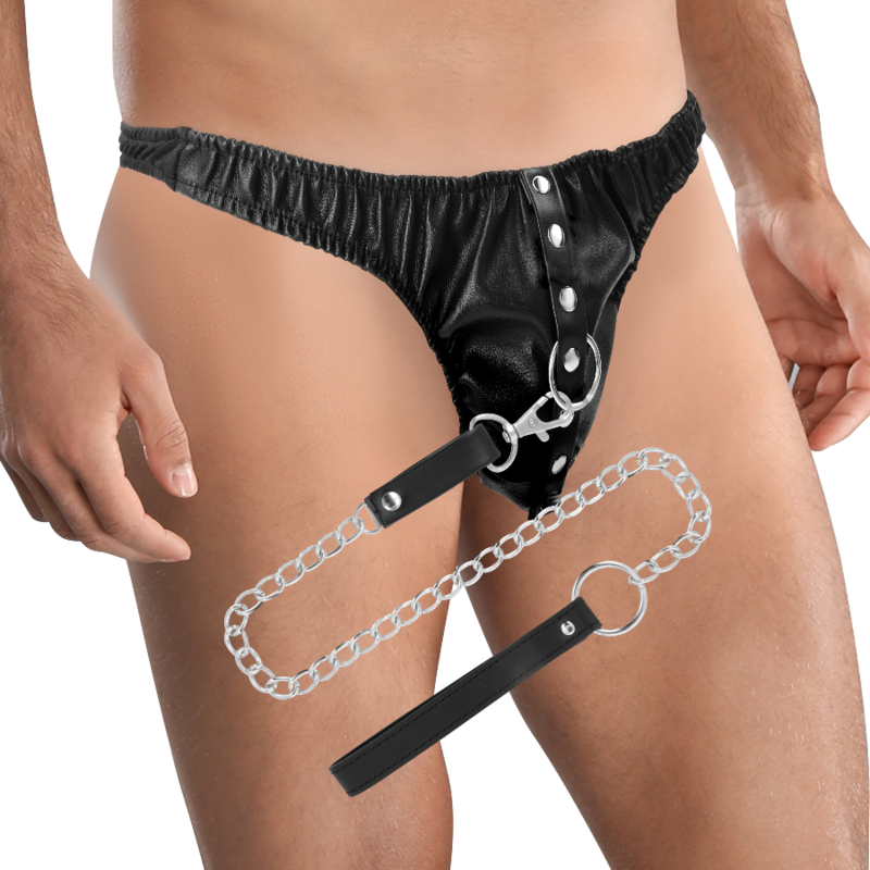 DARKNESS - SUBMISSION-TANGA MIT METALLKETTE - Sexotim