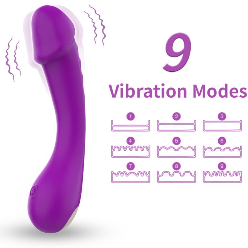 ARMONY - DILDO VIBRATOR G-SPOT SILIKON LILA - Sexotim