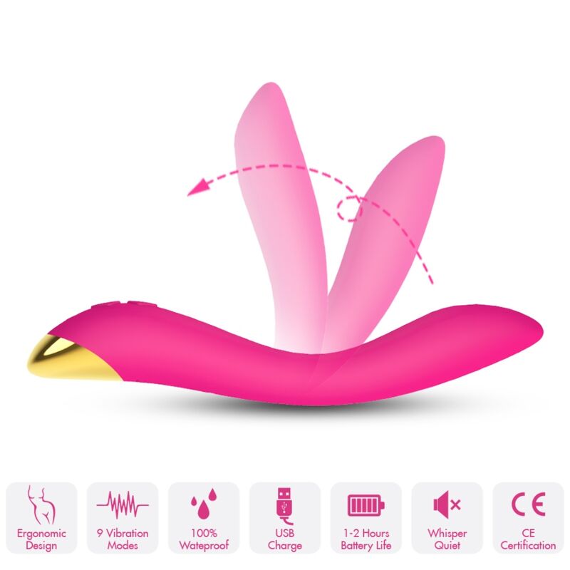 ARMONY - FLAMINGO VIBRATOR MULTIPOSITION FUCHSIA - Sexotim