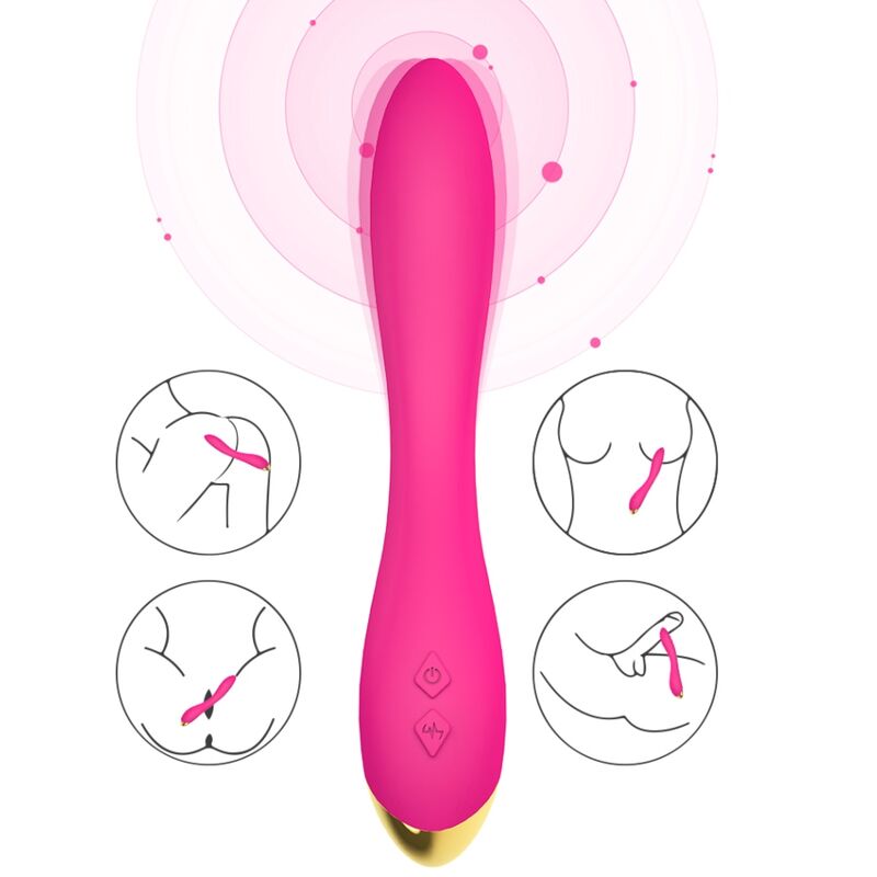 ARMONY - FLAMINGO VIBRATOR MULTIPOSITION FUCHSIA - Sexotim