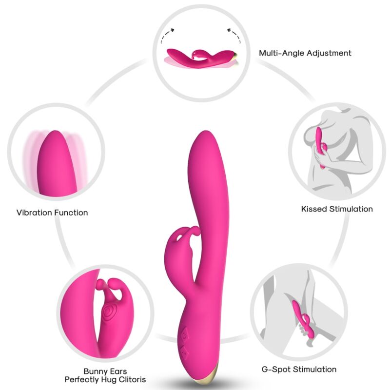 ARMONY - BONNIE VIBRATOR KANINCHEN FUCHSIA - Sexotim