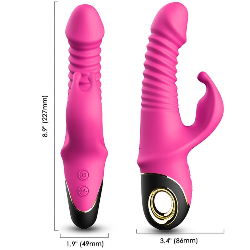 ARMONY - ZING DILDO VIBRATOR KANINCHEN FUCHSIA - Sexotim