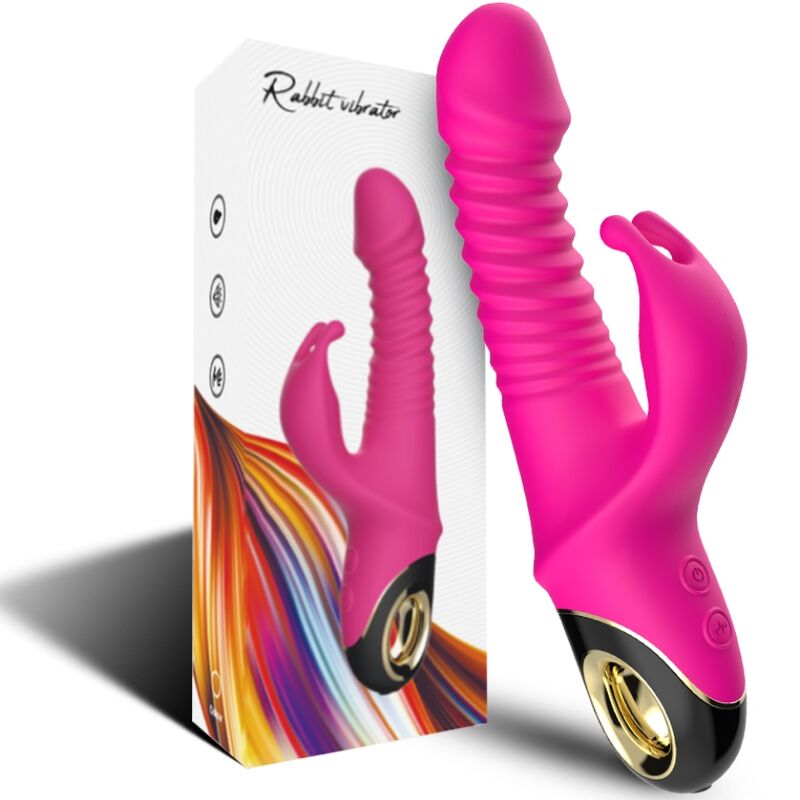 ARMONY - ZING DILDO VIBRATOR KANINCHEN FUCHSIA - Sexotim