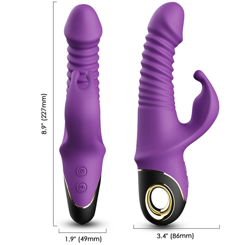 ARMONY - ZING DILDO VIBRATOR KANINCHEN LILA - Sexotim