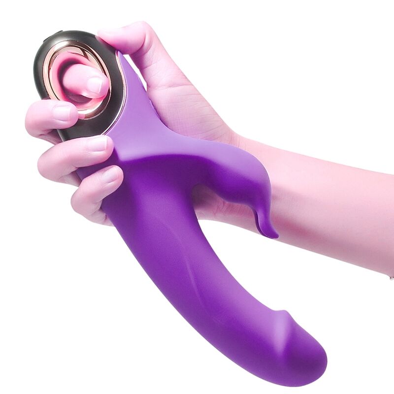 ARMONY - METEROR DILDO VIBRATOR RABBIT ROTATOR LILA - Sexotim