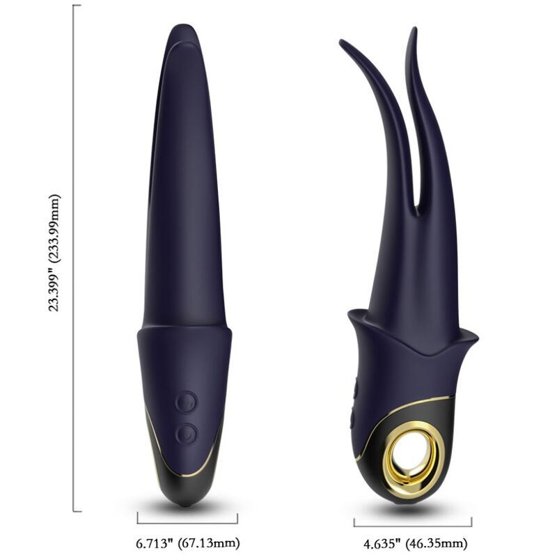 ARMONY - SHADOW VIBRATOR DOPPELKOPF TEASING BLAU - Sexotim