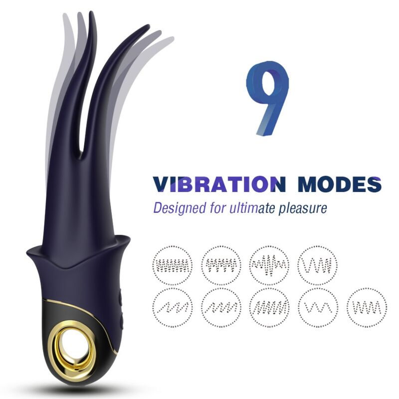 ARMONY - SHADOW VIBRATOR DOPPELKOPF TEASING BLAU - Sexotim
