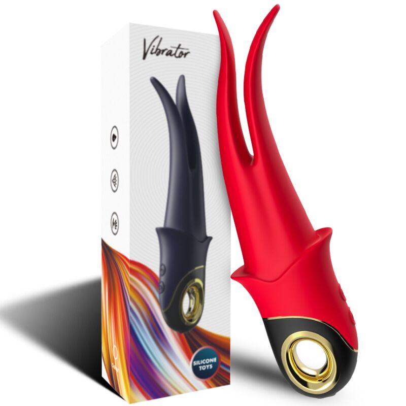 ARMONY - SHADOW VIBRATOR DOPPELKOPF TEASING ROT - Sexotim