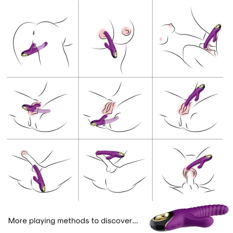 ARMONY - ETERNITY VIBRATOR SILIKON LILA - Sexotim
