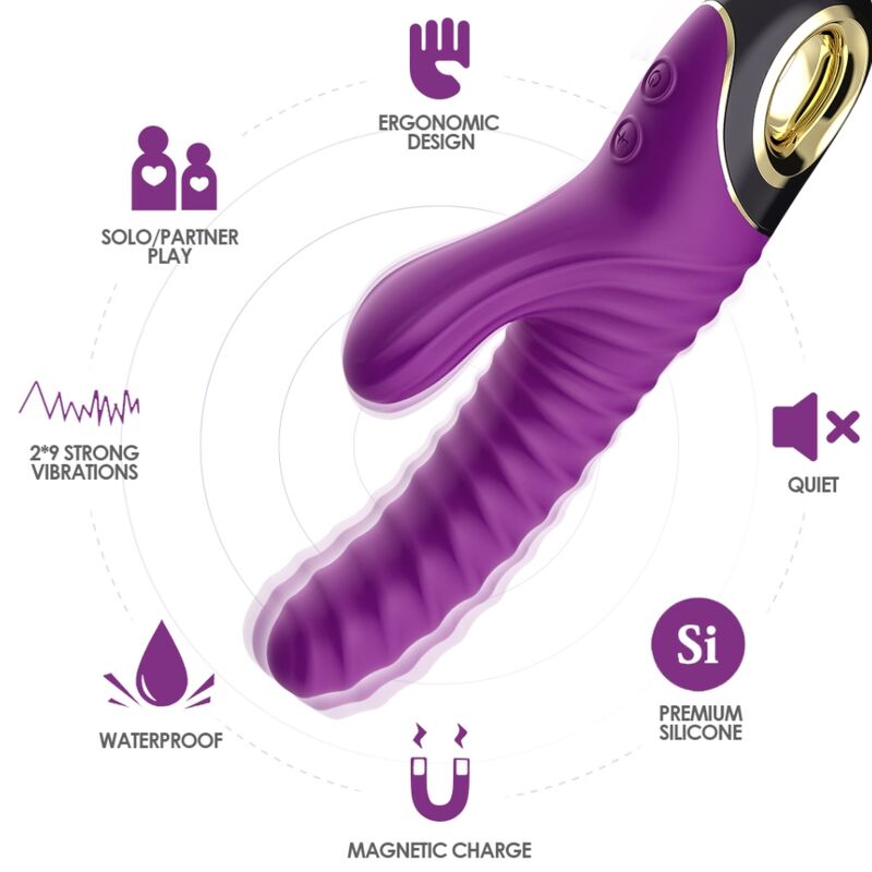 ARMONY - ETERNITY VIBRATOR SILIKON LILA - Sexotim