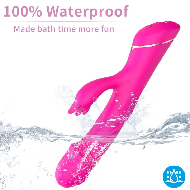 ARMONY - DILDO VIBRATOR KANINCHEN SILIKON FUCHSIA - Sexotim
