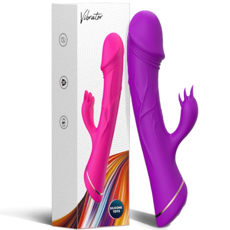 ARMONY - DILDO VIBRATOR KANINCHEN SILIKON LILA - Sexotim