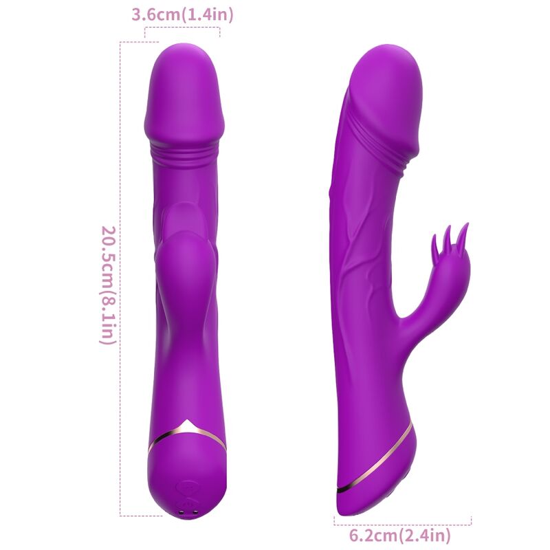 ARMONY - DILDO VIBRATOR KANINCHEN SILIKON LILA - Sexotim