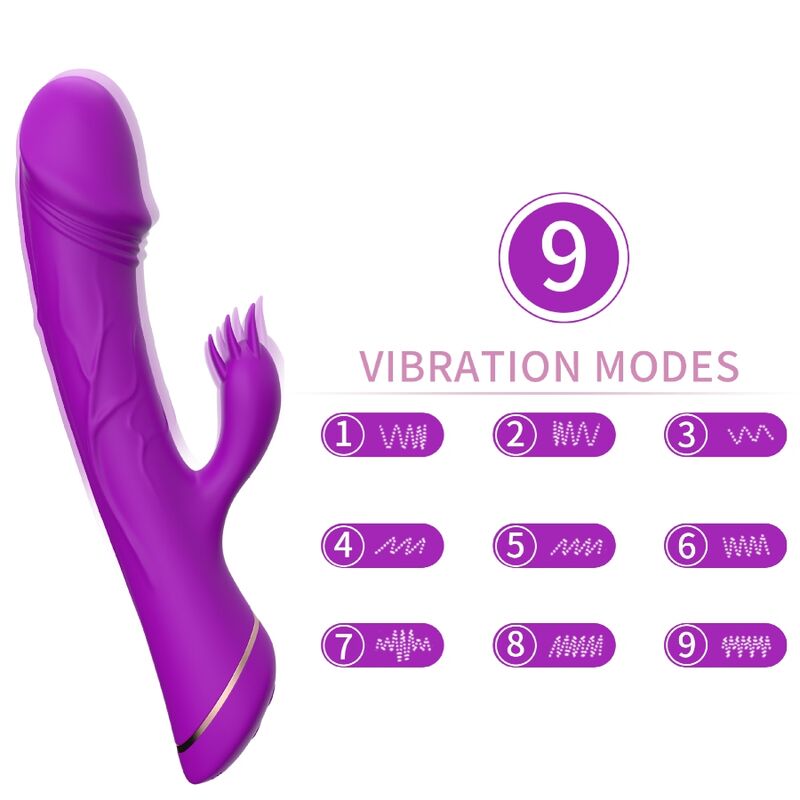 ARMONY - DILDO VIBRATOR KANINCHEN SILIKON LILA - Sexotim