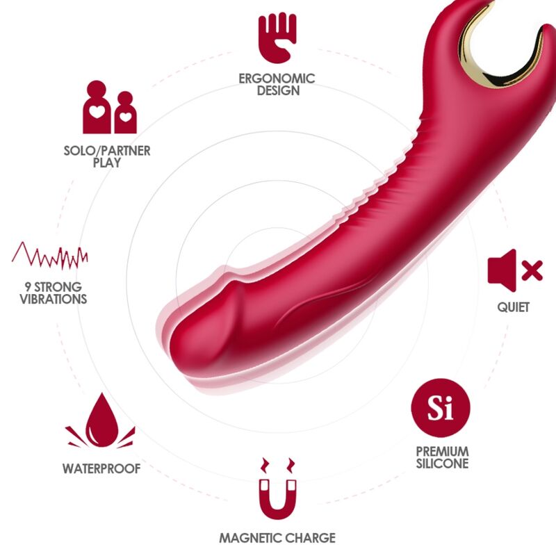 ARMONY - PRINCE DILDO VIBRATOR & ROTATOR ROT - Sexotim