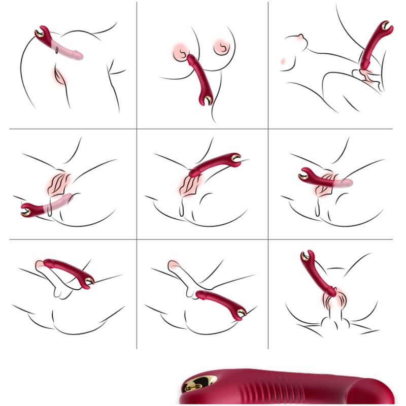 ARMONY - PRINCE DILDO VIBRATOR & ROTATOR ROT - Sexotim