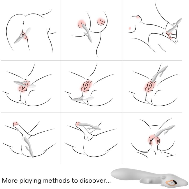 ARMONY - ELCH VIBRATOR KANINCHEN GEBOGEN ROT - Sexotim