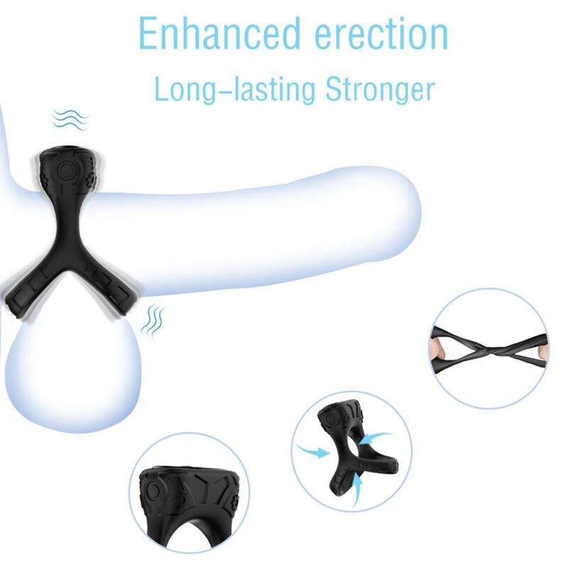 ARMONY - RINGVIBRATOR & MULTIPOSITION SCHWARZ - Sexotim