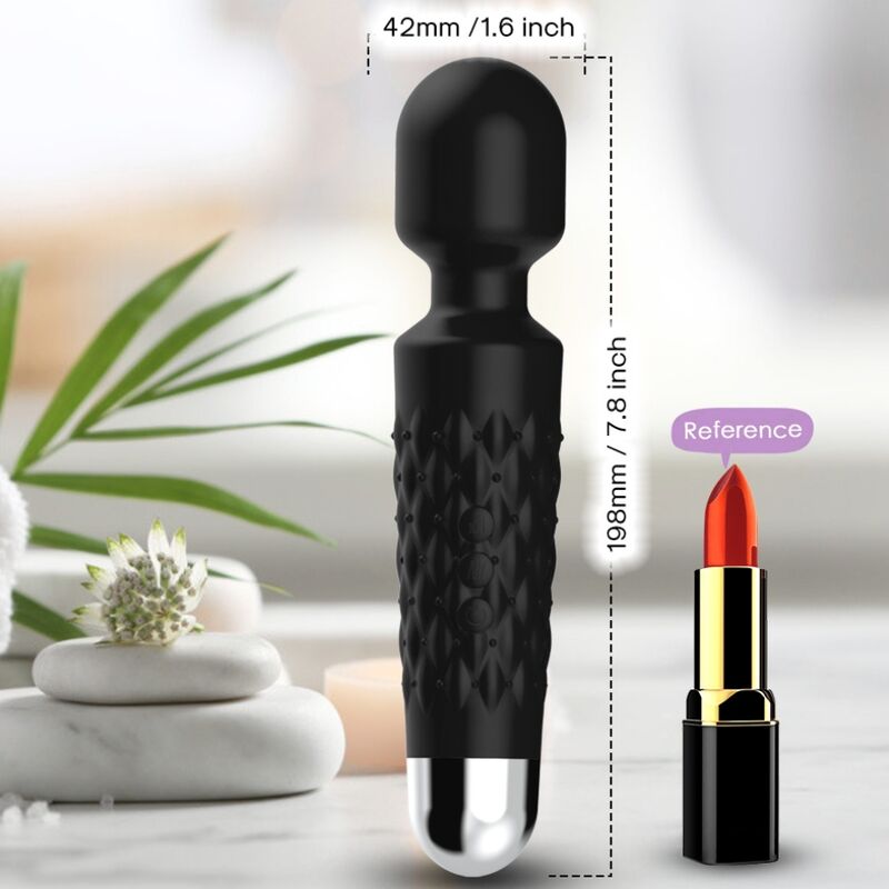 ARMONY - POSTMAN MASSAGER & VIBRATOR SUPER FLEXIBLER KOPF SCHWARZ - Sexotim