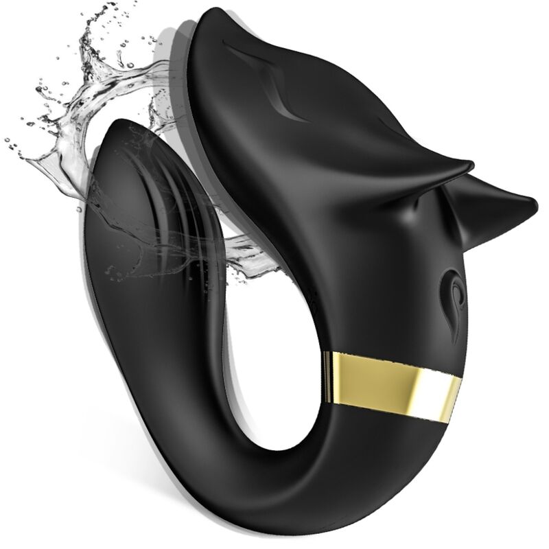 ARMONY - FOX VIBRATOR FÜR PAARE MIT FERNBEDIENUNG SCHWARZ - Sexotim