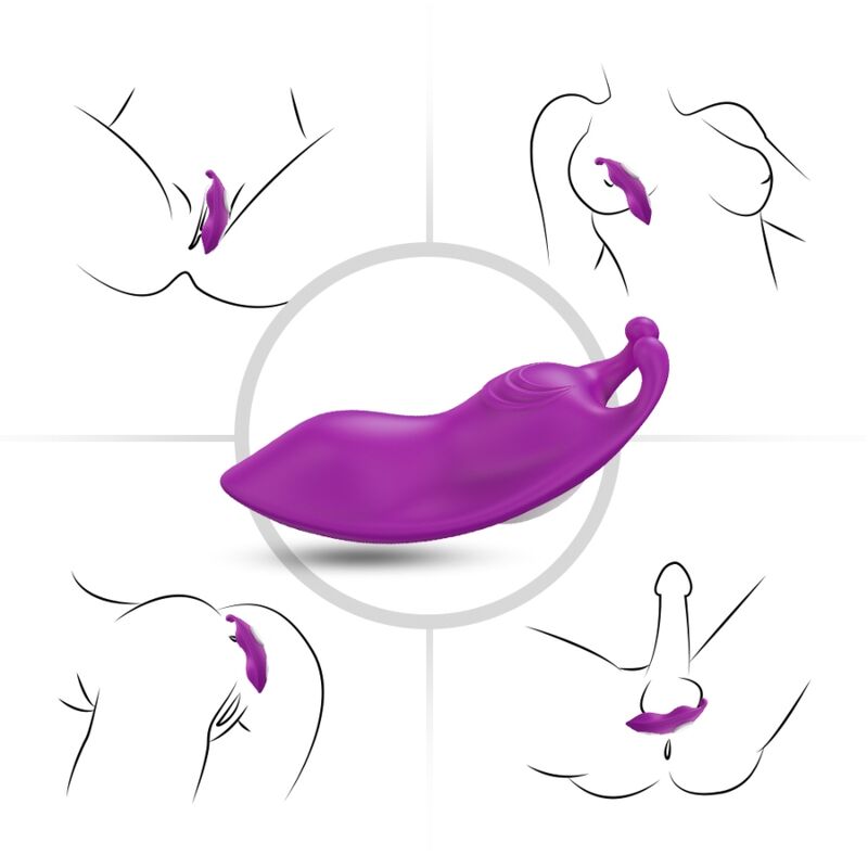 ARMONY - HONEYBEE TRAGBARES HÖSCHEN VIBRATOR G-SPOT FERNBEDIENUNG LILA - Sexotim