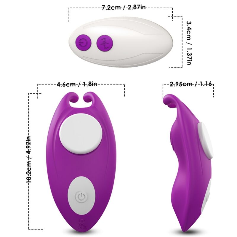 ARMONY - HONEYBEE TRAGBARES HÖSCHEN VIBRATOR G-SPOT FERNBEDIENUNG LILA - Sexotim