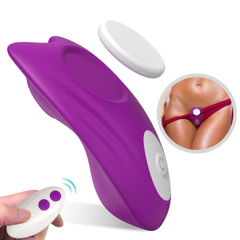 ARMONY - BUTTERFLY TRAGBARES HÖSCHEN VIBRATOR MIT FERNBEDIENUNG LILA - Sexotim