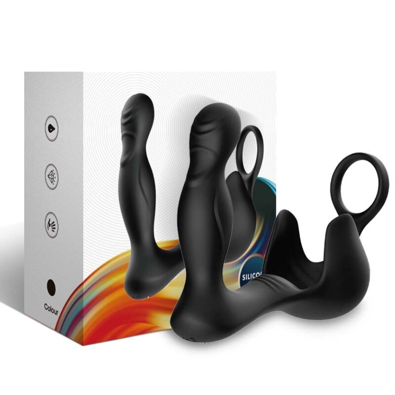 ARMONY - SURROUND VIBRATOR ANAL & STIMULATOR HODEN & RING FERNBEDIENUNG SCHWARZ - Sexotim