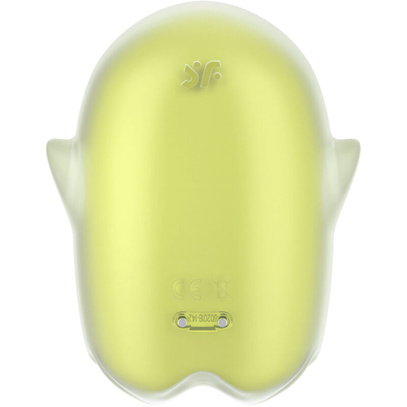 SATISFYER - GLOWING GHOST AIR PULSE & VIBRATOR GELB / WEISS - Sexotim