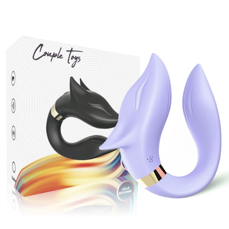 ARMONY - FOX VIBRATOR FÜR PAARE, FERNBEDIENUNG, LILA - Sexotim