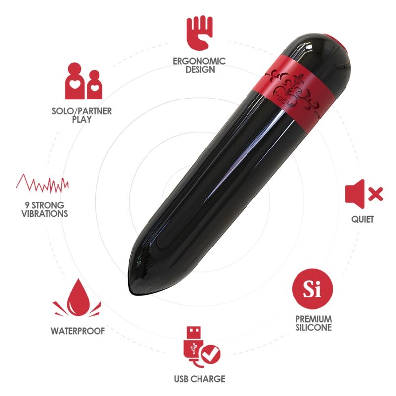 ARMONY - ROCKET VIBRATOR BULLET MIT FERNBEDIENUNG SCHWARZ - Sexotim
