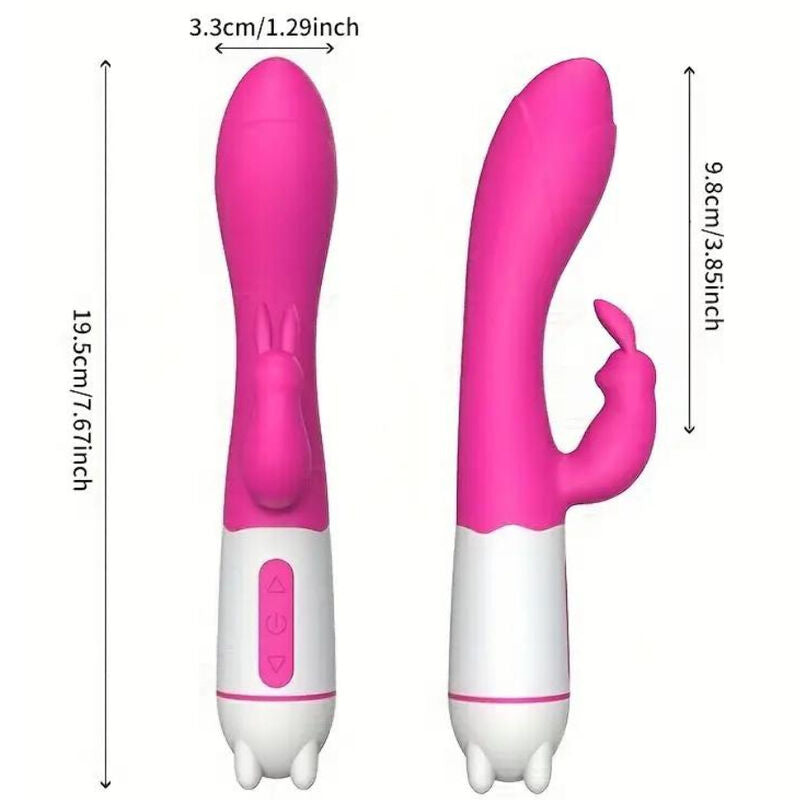 ARMONY - HAPPY VIBRATOR & STIMULATOR RABBIT FUCHSIA - Sexotim