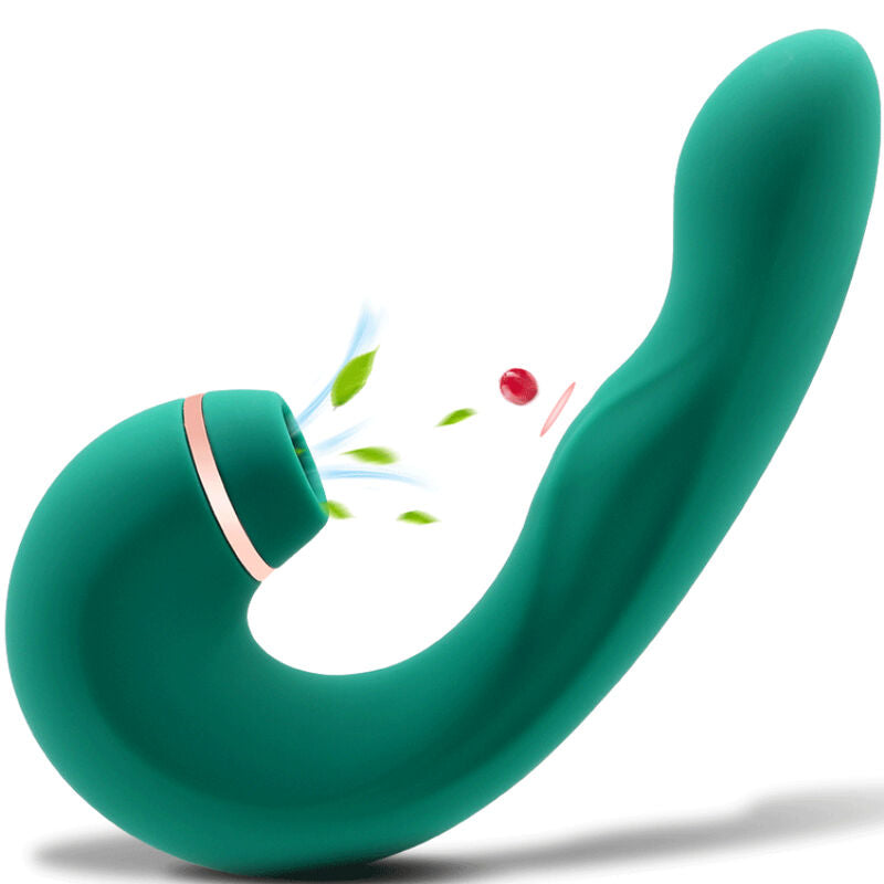 ARMONY - GRÜNER FLEXIBLER VIBRATOR & SAUGER - Sexotim