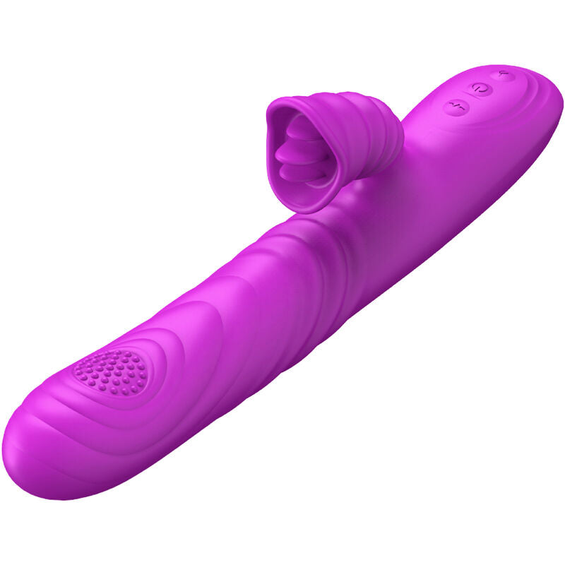 ARMONY - ANGELIA MULTIFUNKTIONSVIBRATOR MIT STIMULIERENDEM ZUNGENVIOLETTEN WÄRMEEFFEKT - Sexotim