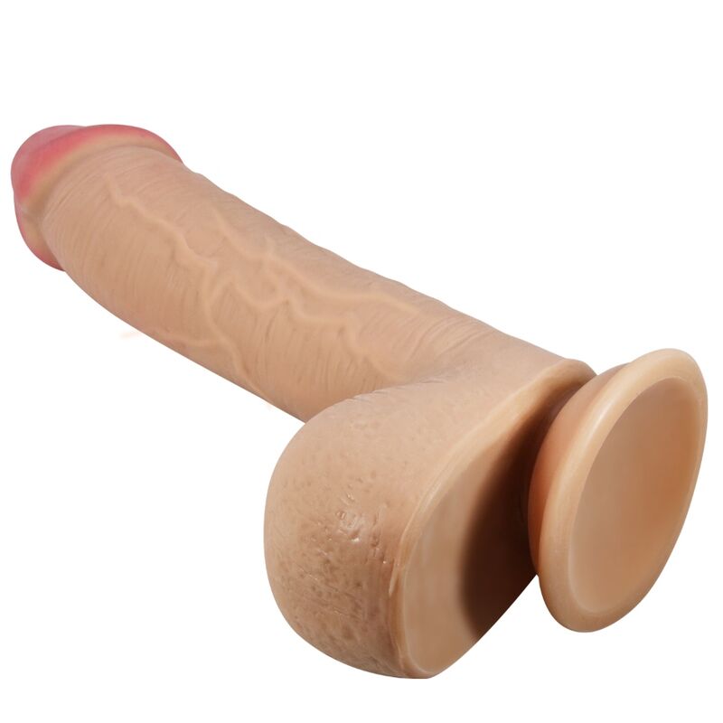 PRETTY LOVE - SLIDING SKIN SERIES REALISTISCHER DILDO MIT SLIDING SKIN SAUGNAPFLEISCH 23,4 CM - Sexotim