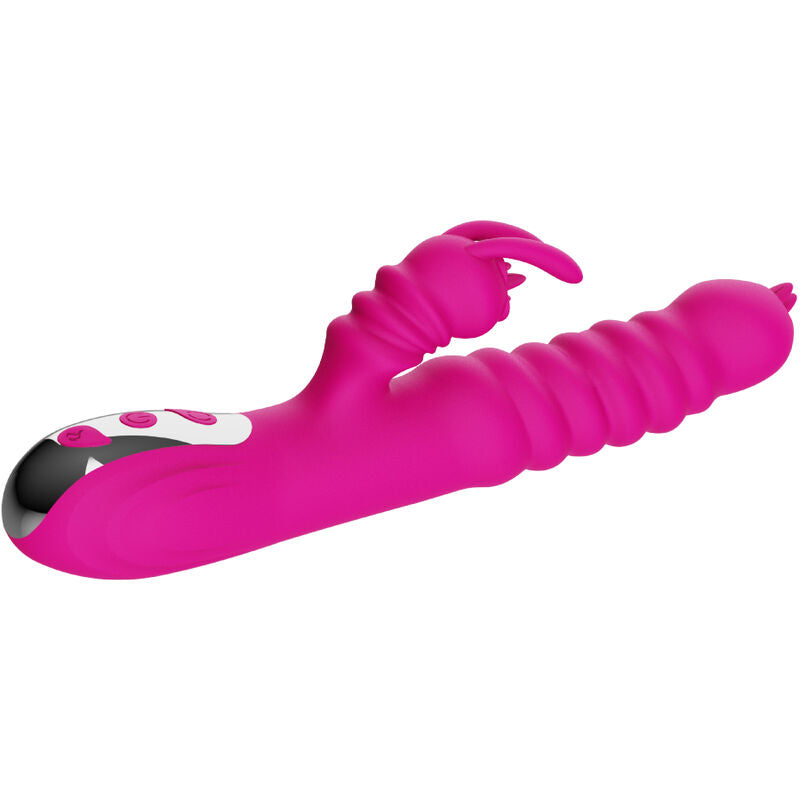 ARMONY - RABBIT DOPPELZUNGE MULTIFUNKTIONSVIBRATOR FUCHSIA WÄRMEEFFEKT - Sexotim