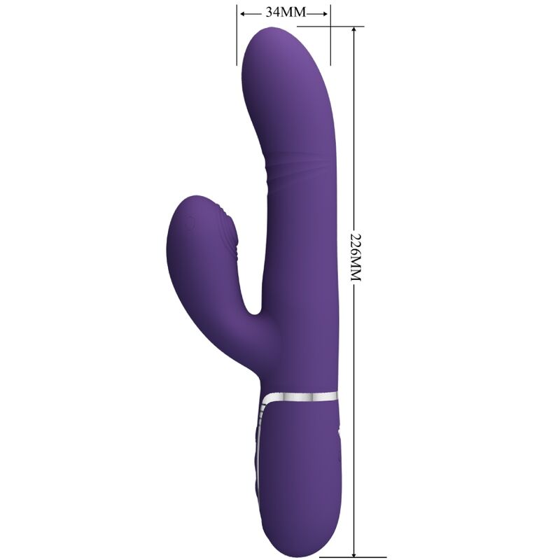 PRETTY LOVE - MULTIFUNKTIONS-G-SPOT-VIBRATOR LILA - Sexotim
