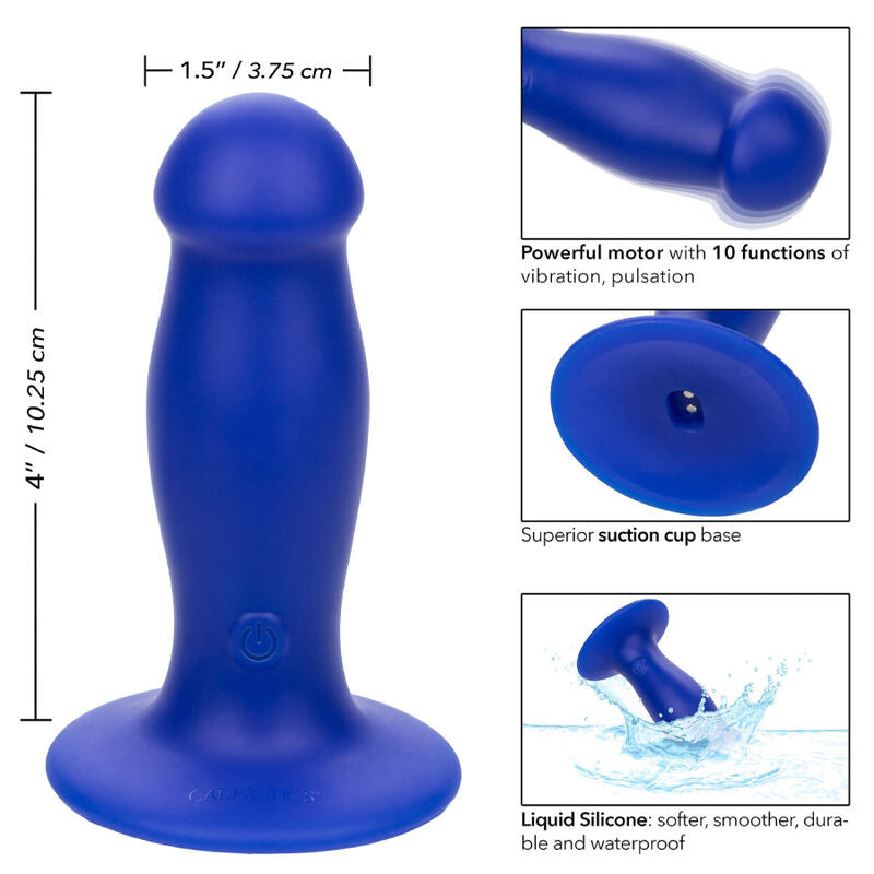 CALEXOTICS - ADMIRAL FIRST MATE ANAL PLUG VIBRATOR BLAU - Sexotim