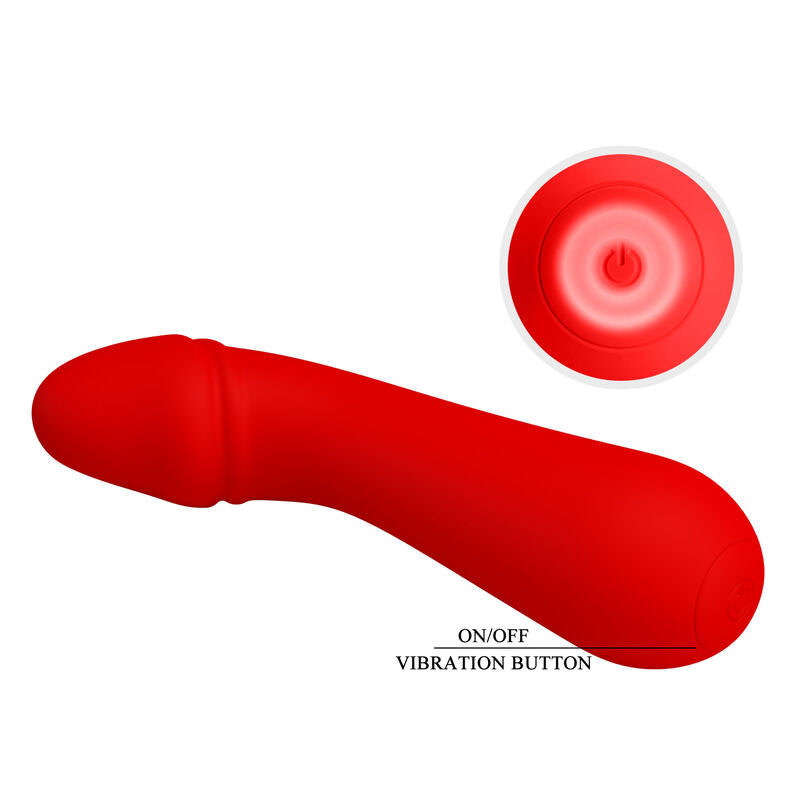 PRETTY LOVE - CETUS WIEDERAUFLADBARER VIBRATOR ROT - Sexotim