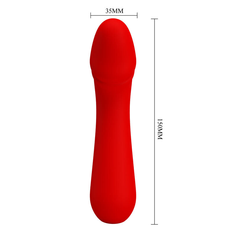 PRETTY LOVE - CETUS WIEDERAUFLADBARER VIBRATOR ROT - Sexotim