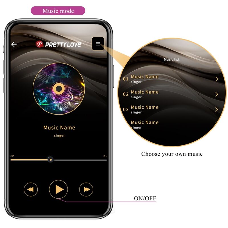 PRETTY LOVE - BILLY VIBRATIONSFERNBEDIENUNG LILA KOSTENLOSE APP - Sexotim