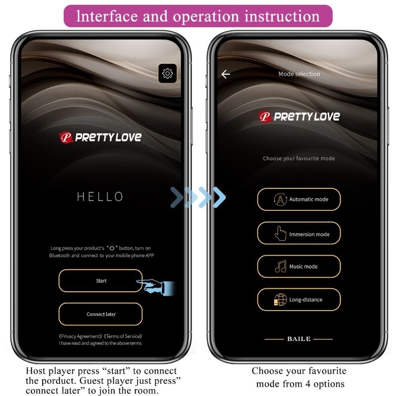 PRETTY LOVE - AUGUST REMOTE GLOBAL DOPPELT VERGNÜGEN VIBRATOR - Sexotim