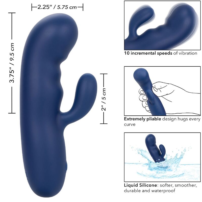 CALEXOTICS - CASHMERE-SEIDEN-DUO-BLAU - Sexotim