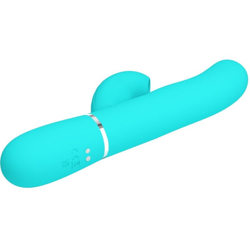 PRETTY LOVE - PERLITA MULTIFUNKTIONS-3-IN-1-G-PUNKT-VIBRATOR AQUA GRÜN - Sexotim