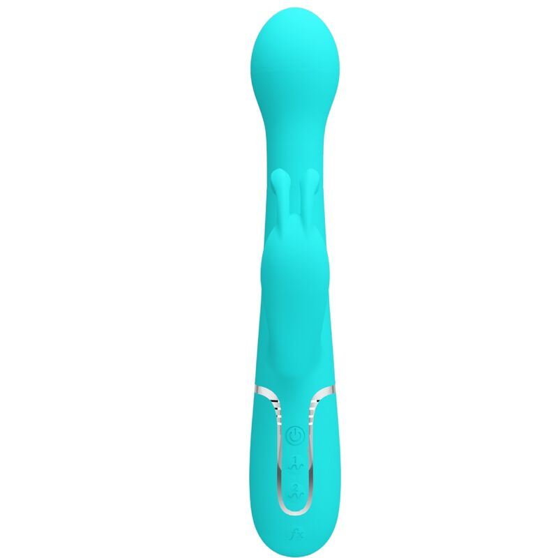 PRETTY LOVE - DEJON RABBIT VIBRATOR 3 IN 1 MULTIFUNKTIONS-AQUAGRÜN - Sexotim