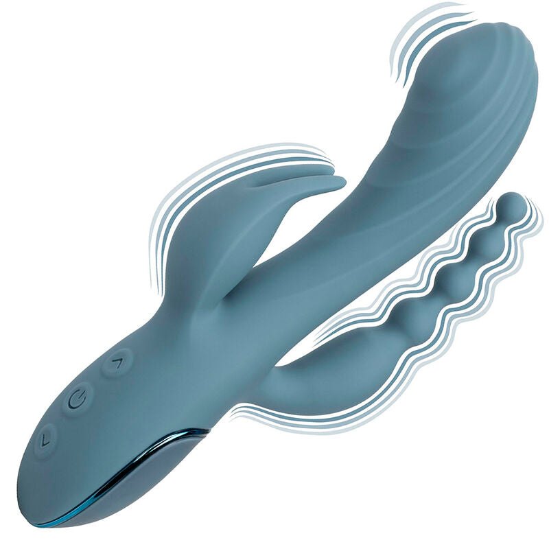 CALEXOTICS - VIBRATOR TRIPLE ECSTASY GRAU - Sexotim