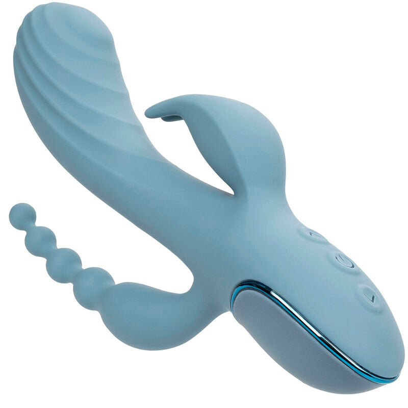 CALEXOTICS - VIBRATOR TRIPLE ECSTASY GRAU - Sexotim