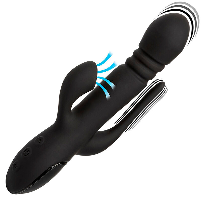 CALEXOTICS - VIBRATOR TRIPLE EUPHORIA SCHWARZ - Sexotim