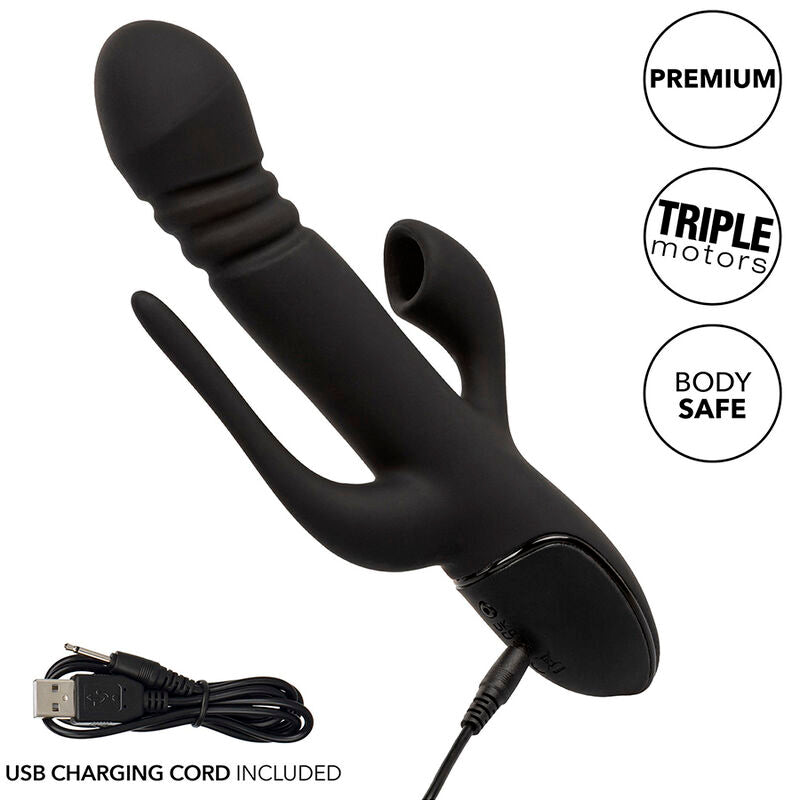 CALEXOTICS - VIBRATOR TRIPLE EUPHORIA SCHWARZ - Sexotim